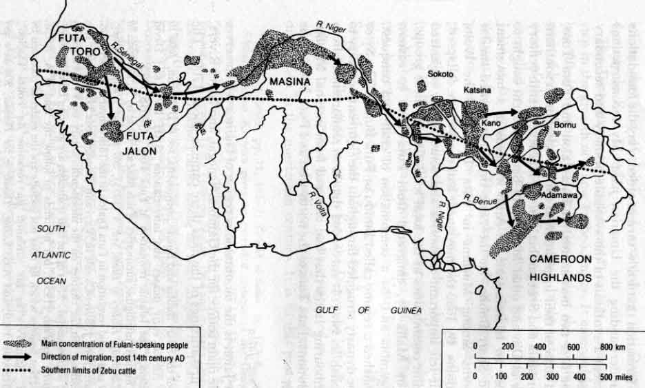 Fulɓe Migration and Distribution