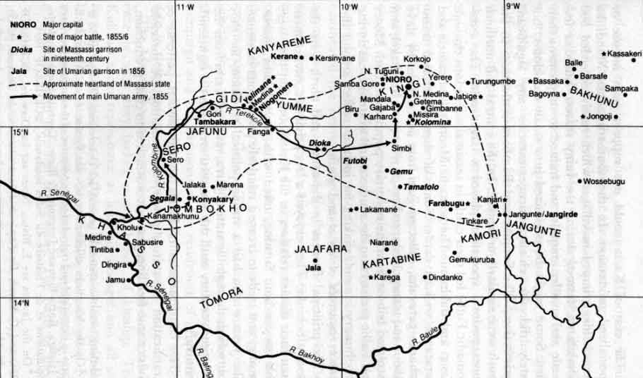 Karta: Western and Eastern Theatre